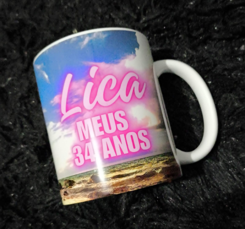 Caneca Lica Meus 34 anos