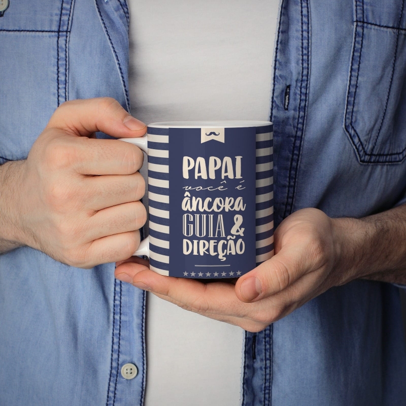 Caneca Papai você é âncora