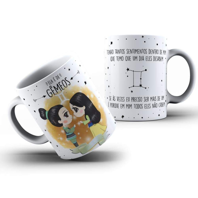 Caneca Signo Gêmeos