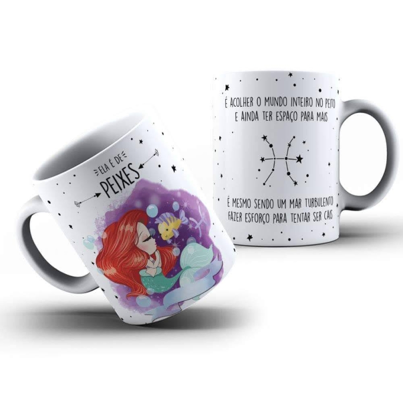 Caneca Signo Peixes