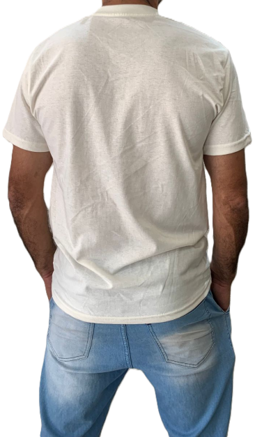 Camiseta Algodão Gola V OFF - Imagem 2